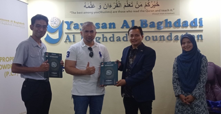 Ketua Pegawai Eksekutif Growth Asia Sdn Bhd kunjungi Yayasan Al Baghdadi